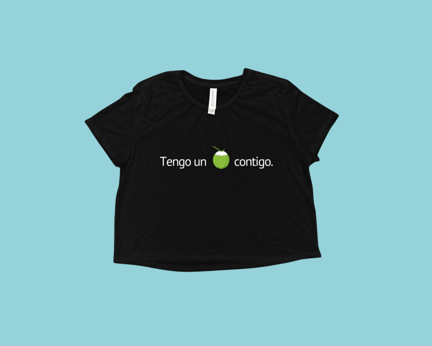 "Tengo un coco contigo" Cropped Top Mujer