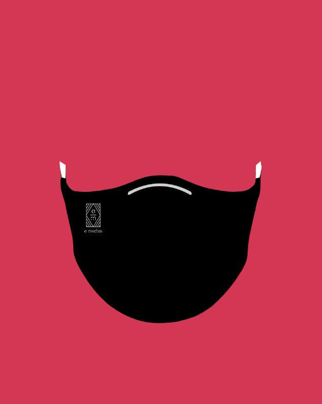 A Medias Noir Face Mask with Filter